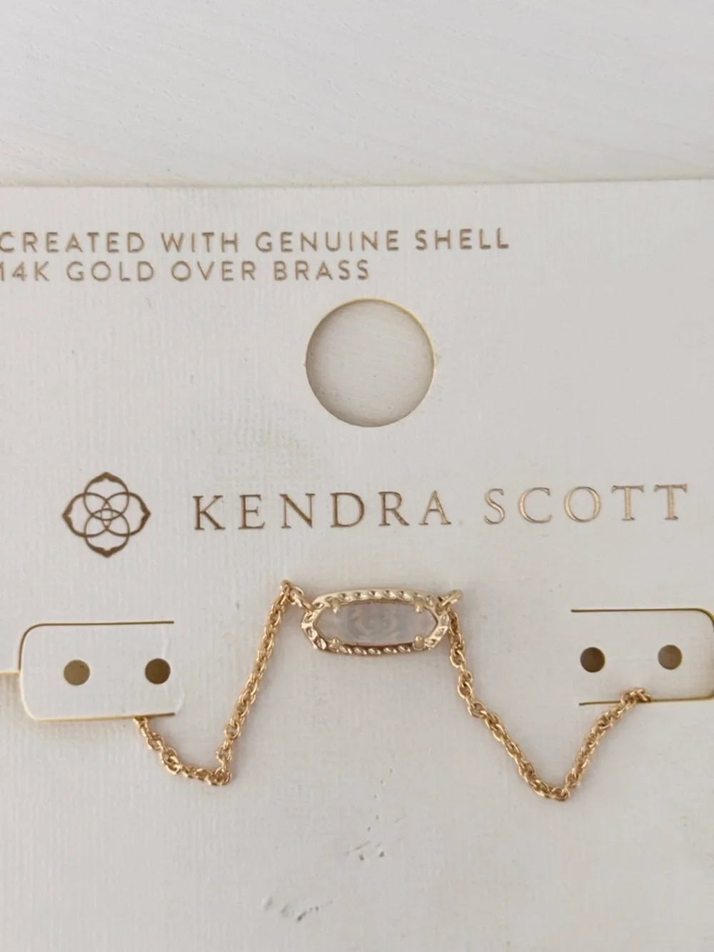 KENDRA SCOTT Emma Pendant Necklace Mother of Pearl NWT - Picture 2 of 8